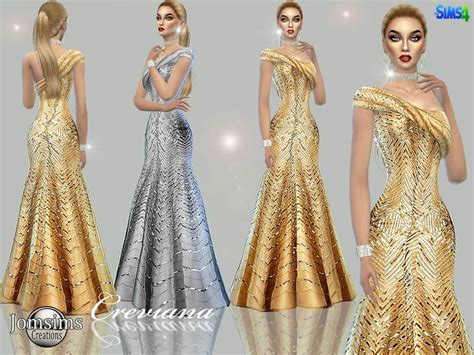 jomsims versace dress gold